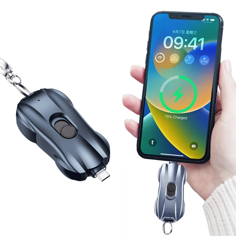 Keychain Portable Emergency Phone Charger Power Bank Instabuy Hub