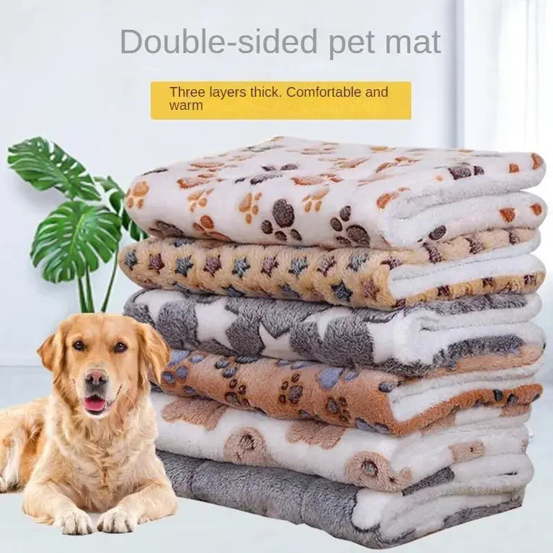 Double-Sided Plush Pet Mat – Cozy & Travel-Friendly 🐾 Instabuy Hub