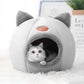 Cozy Winter Cat Cave – Warm & Breathable Pet Bed 🐾❄️ Instabuy Hub