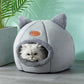 Cozy Winter Cat Cave – Warm & Breathable Pet Bed 🐾❄️ Instabuy Hub