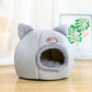 Cozy Winter Cat Cave – Warm & Breathable Pet Bed 🐾❄️ Instabuy Hub