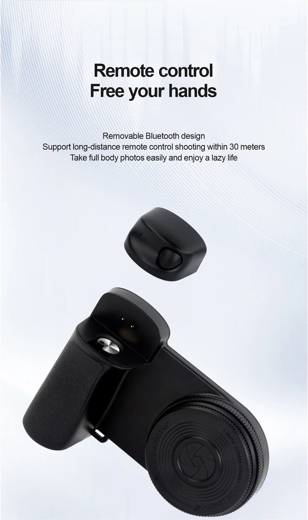 MagSafe Bluetooth Camera Grip with Fill Light Instabuy Hub