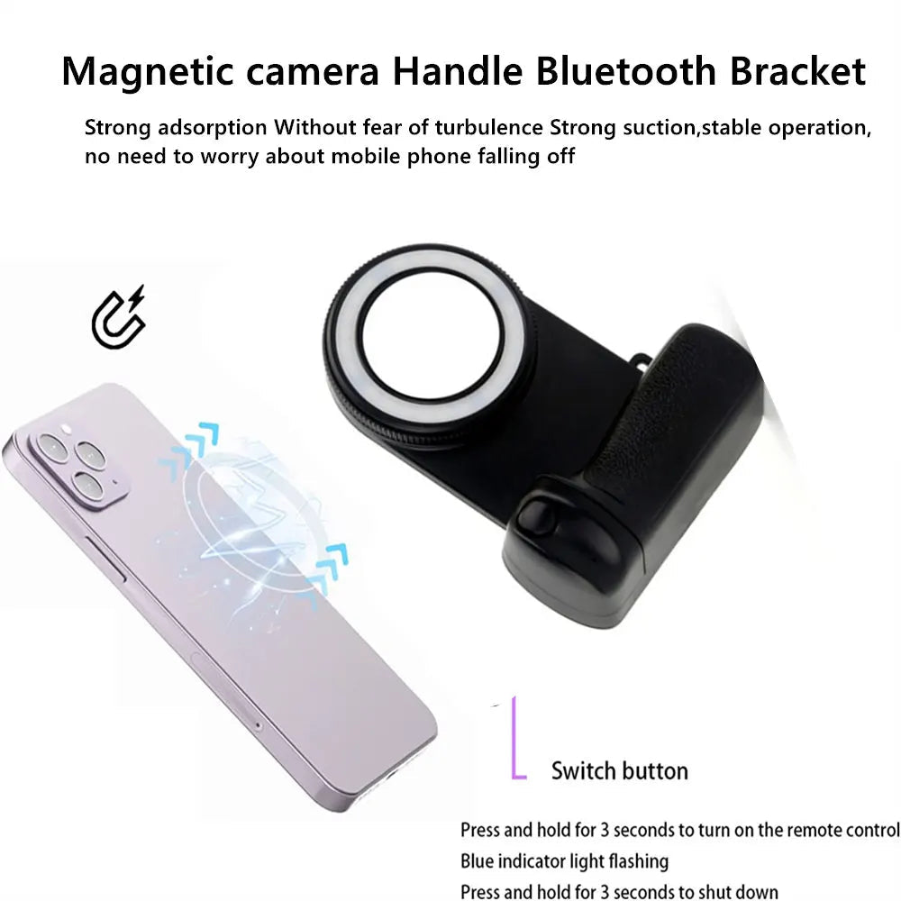 MagSafe Bluetooth Camera Grip with Fill Light Instabuy Hub