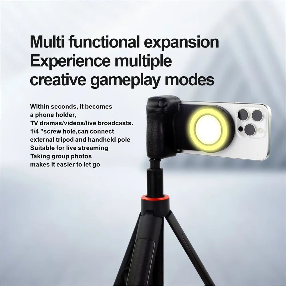 MagSafe Bluetooth Camera Grip with Fill Light Instabuy Hub