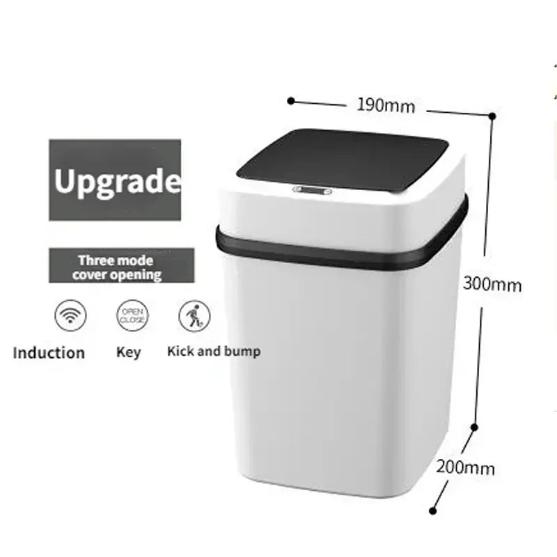 Smart Induction Trash Bin – Touchless, Hygienic & Stylish! Instabuy Hub