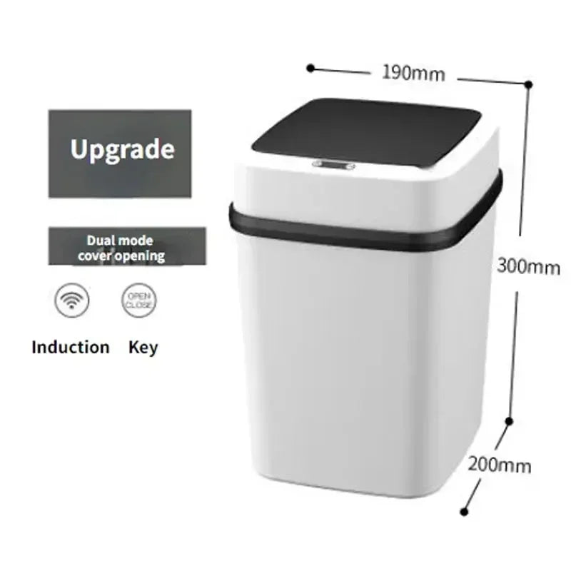 Smart Induction Trash Bin – Touchless, Hygienic & Stylish! Instabuy Hub