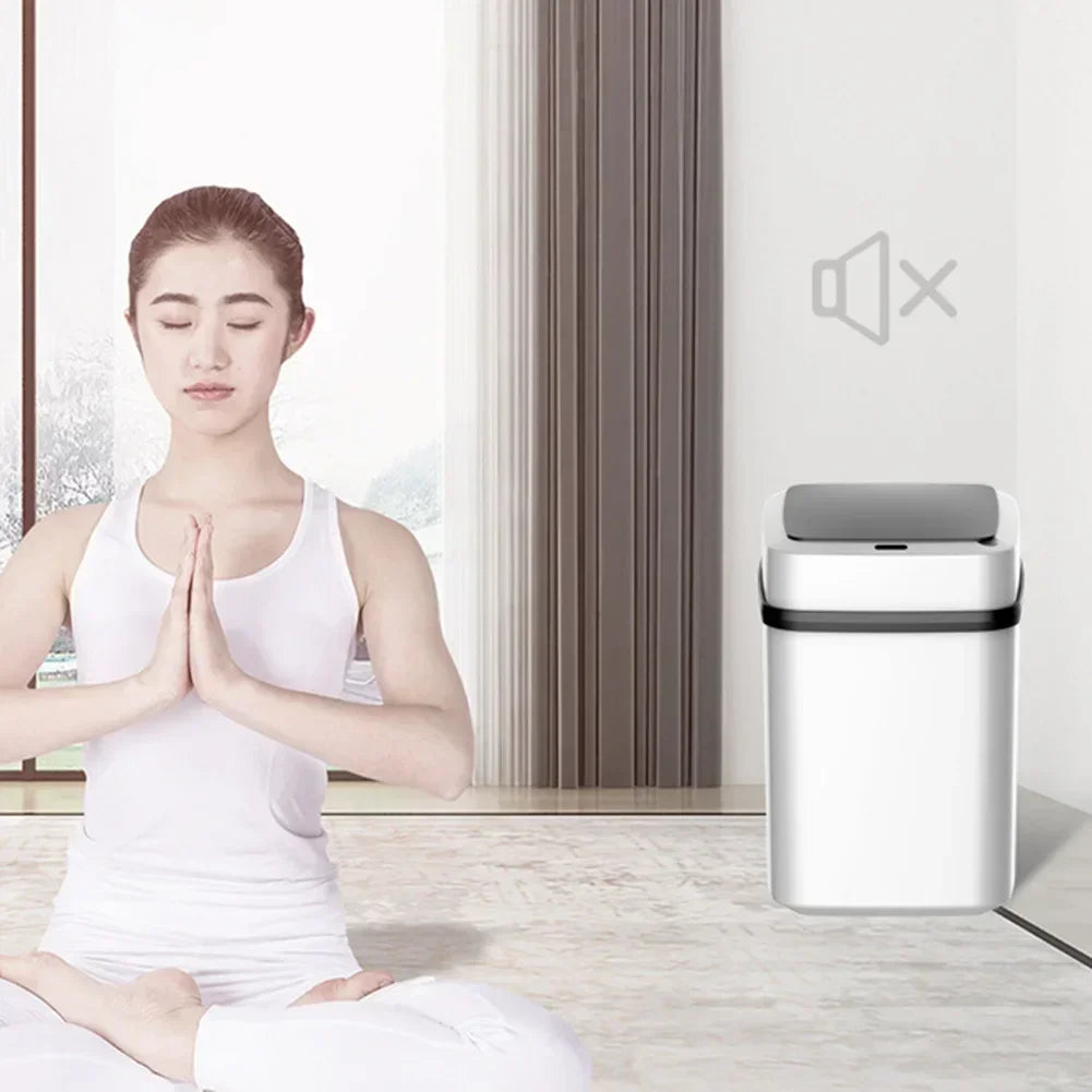 Smart Induction Trash Bin – Touchless, Hygienic & Stylish! Instabuy Hub